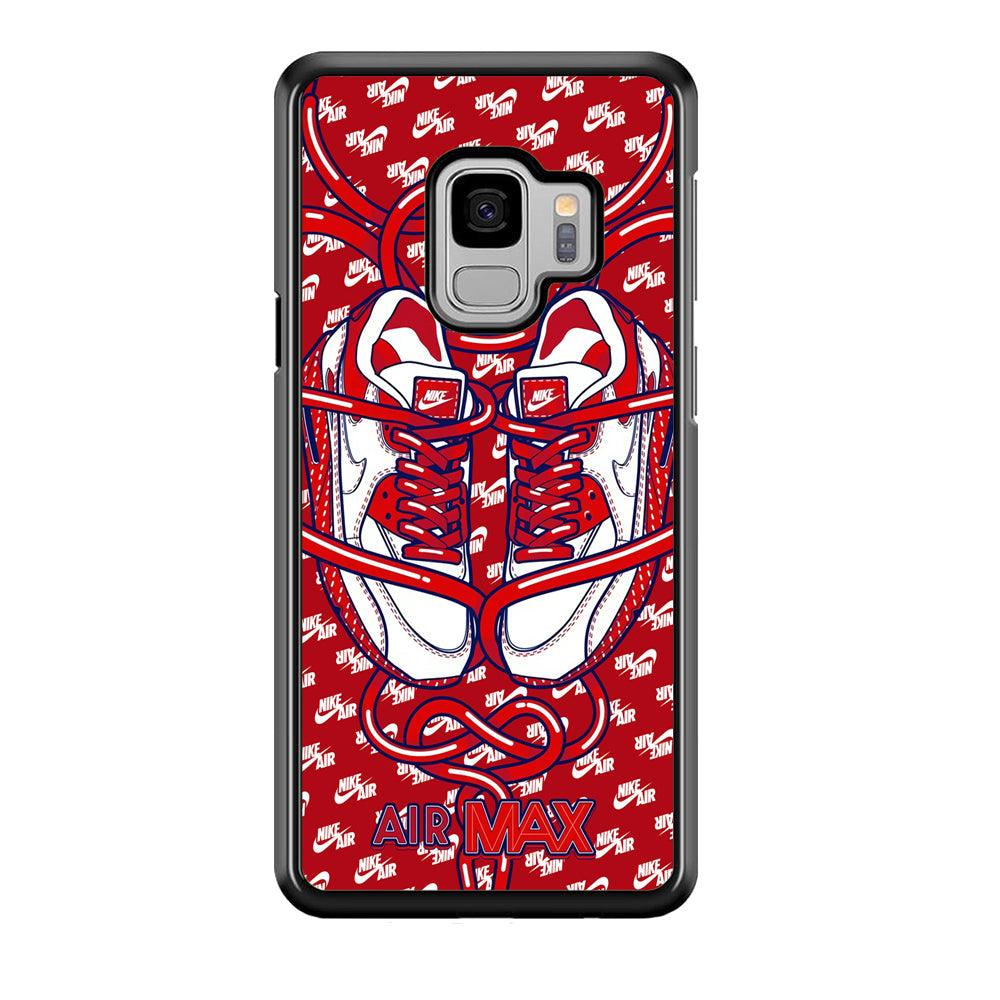 Nike Filled Up The Passion Samsung Galaxy S9 Case-Rubber Black (2D Case)-Oxvistore