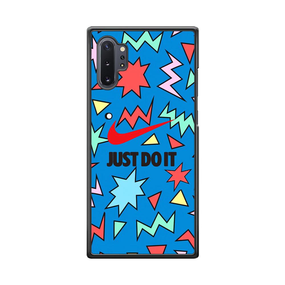 Nike Fireworks Samsung Galaxy Note 10 Plus Case-Rubber Black (2D Case)-Oxvistore