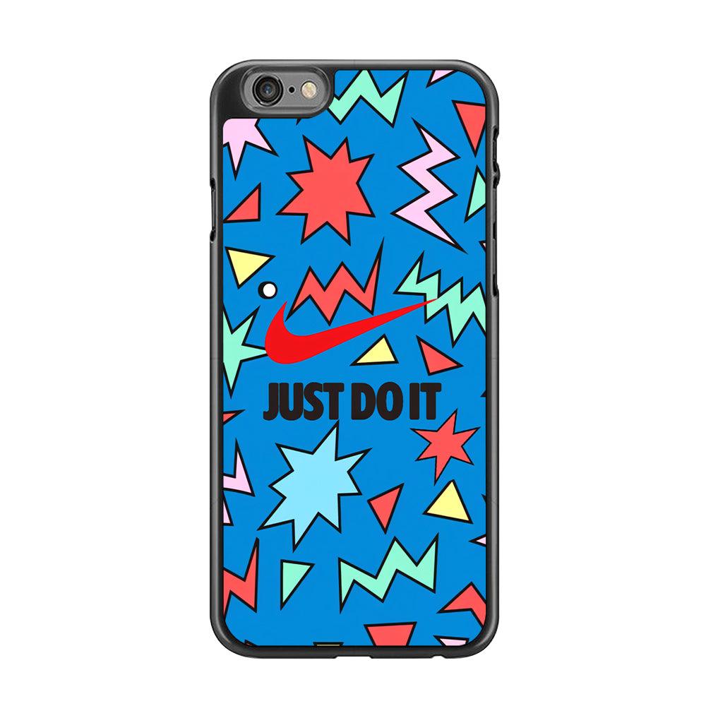 Nike Fireworks iPhone 6 | 6s Case-Rubber Black (2D Case)-Oxvistore