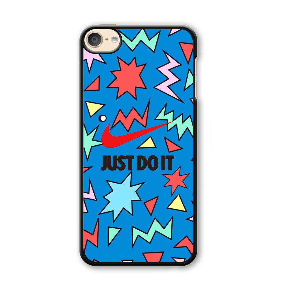 Nike Fireworks iPod Touch 6 Case-Plastic Black (2D Case)-Oxvistore
