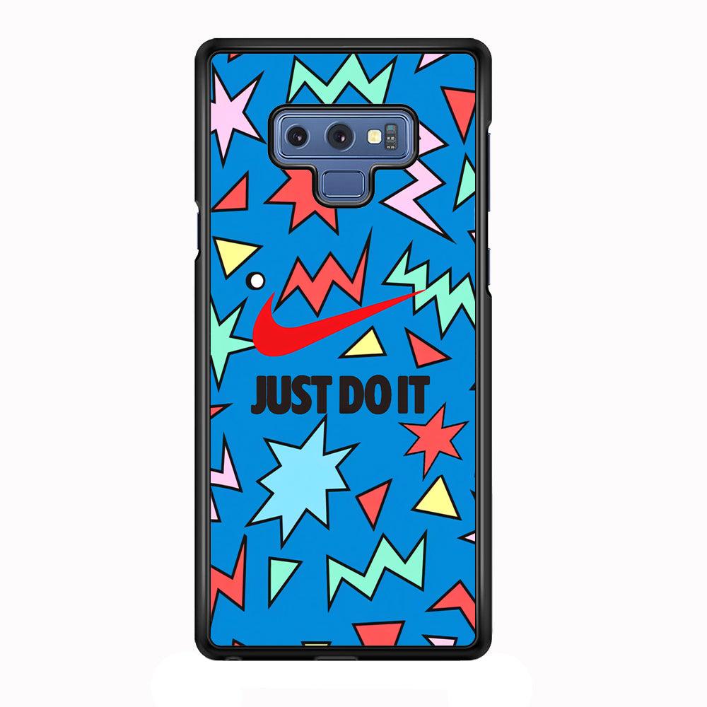 Nike Fireworks Samsung Galaxy Note 9 Case-Rubber Black (2D Case)-Oxvistore