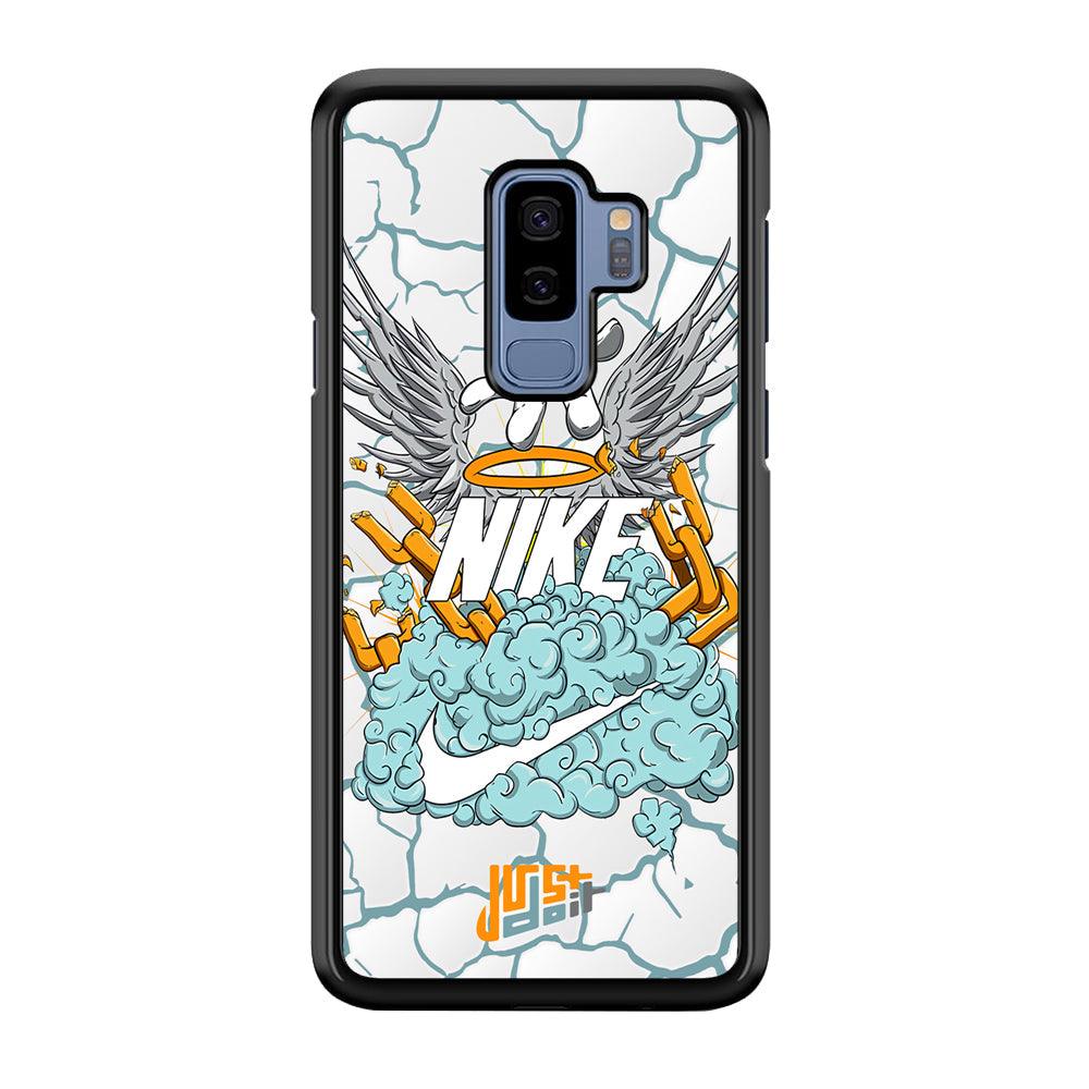 Nike Flying To The Paradise Samsung Galaxy S9 Plus Case-Rubber Black (2D Case)-Oxvistore