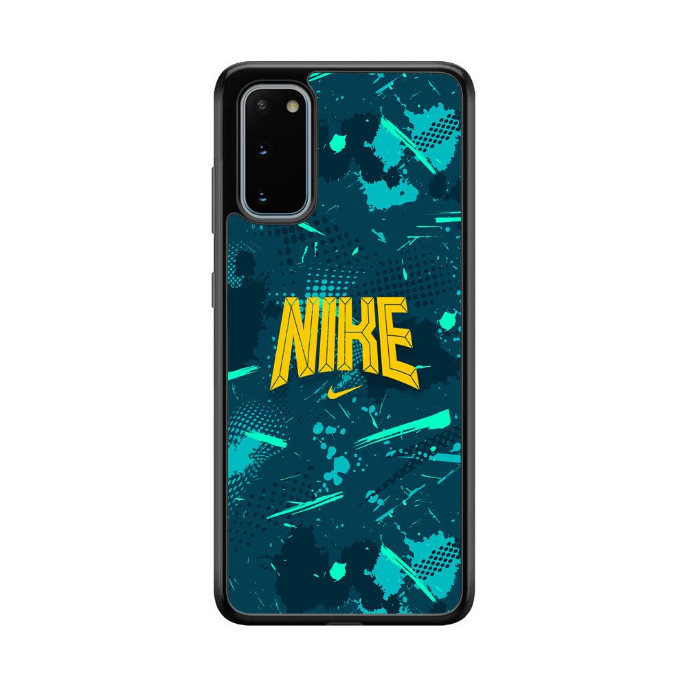 Nike Freedom Vibes Samsung Galaxy S20 Case-Rubber Black (2D Case)-Oxvistore