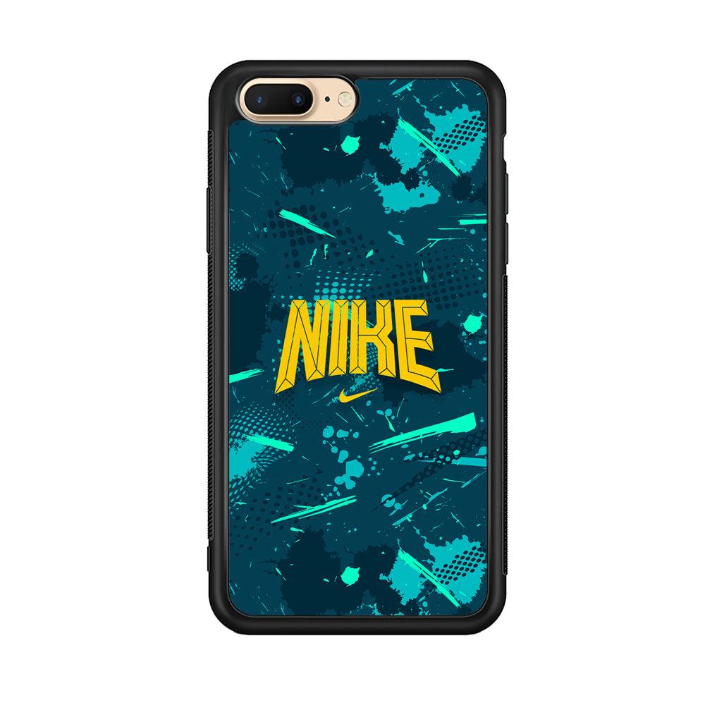 Nike Freedom Vibes iPhone 8 Plus Case-Rubber Black (2D Case)-Oxvistore
