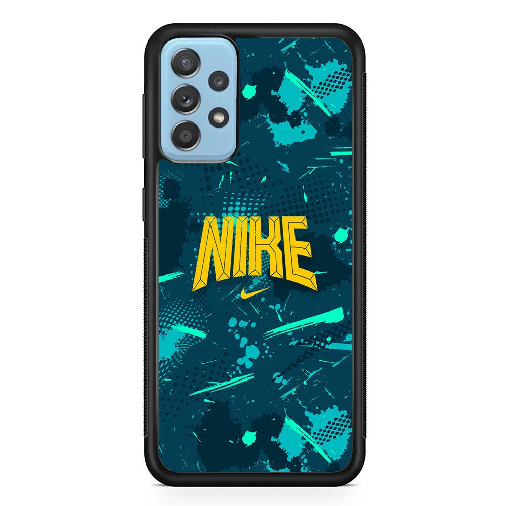 Nike Freedom Vibes Samsung Galaxy A72 Case-Rubber Black (2D Case)-Oxvistore