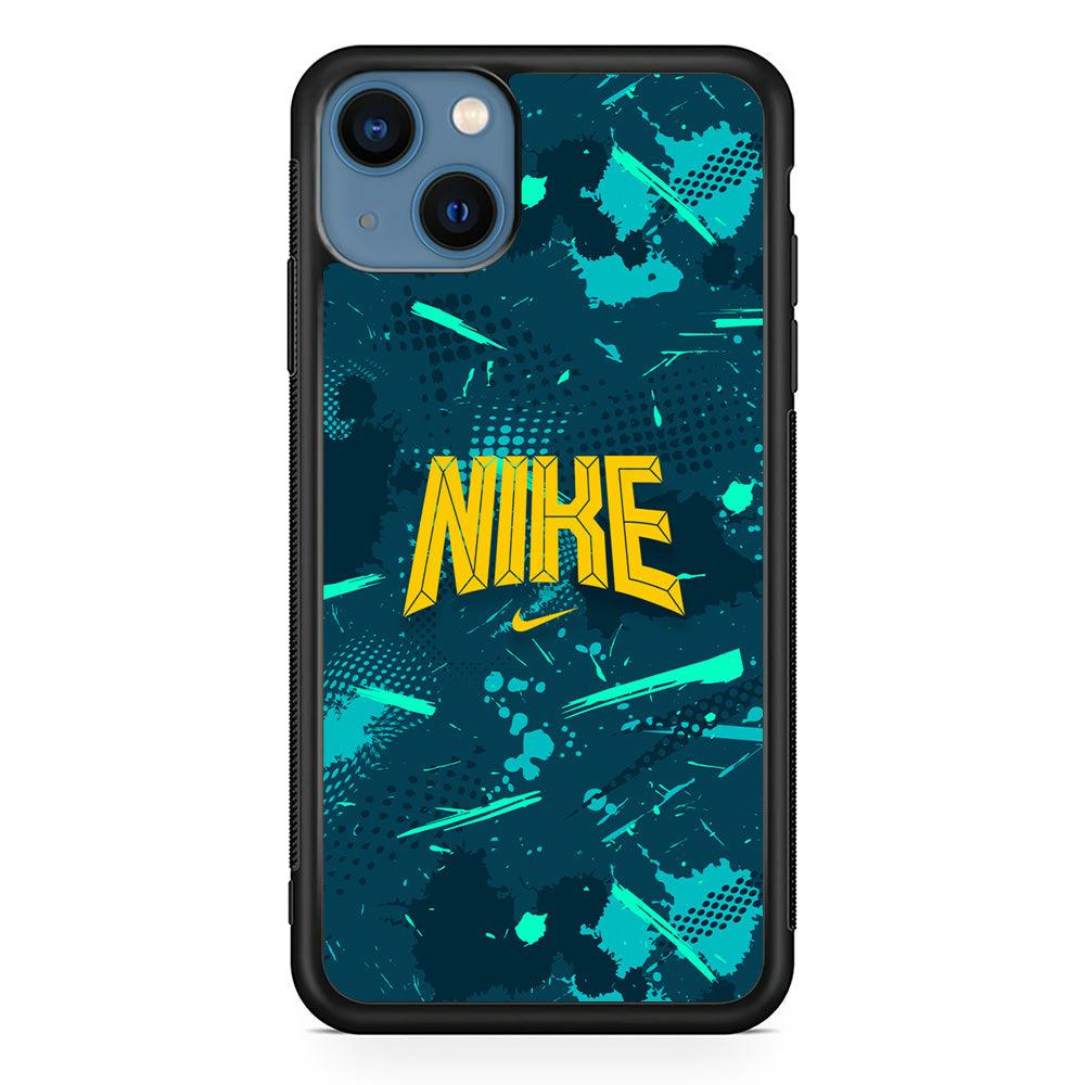 Nike Freedom Vibes iPhone 13 Case-Rubber Black (2D Case)-Oxvistore
