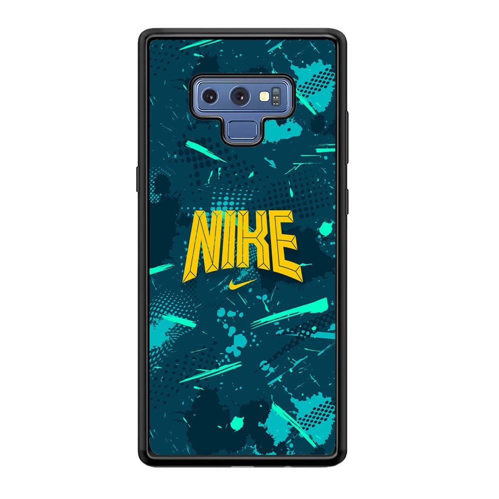 Nike Freedom Vibes Samsung Galaxy Note 9 Case-Rubber Black (2D Case)-Oxvistore