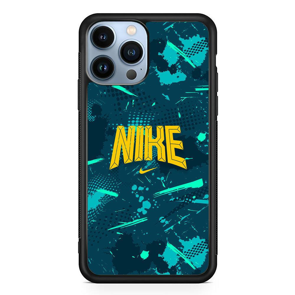 Nike Freedom Vibes iPhone 14 Pro Max Case-Rubber Black (2D Case)-Oxvistore