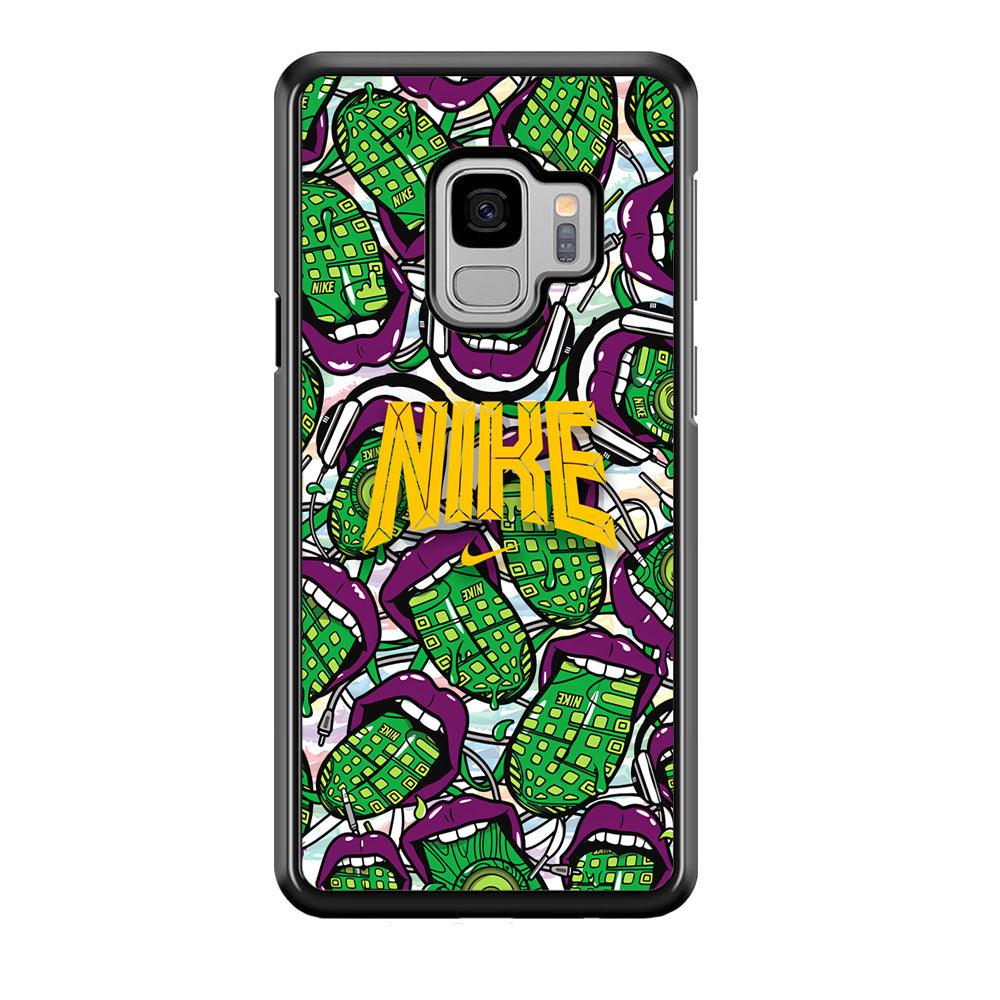 Nike Freestyle Art Samsung Galaxy S9 Case-Rubber Black (2D Case)-Oxvistore
