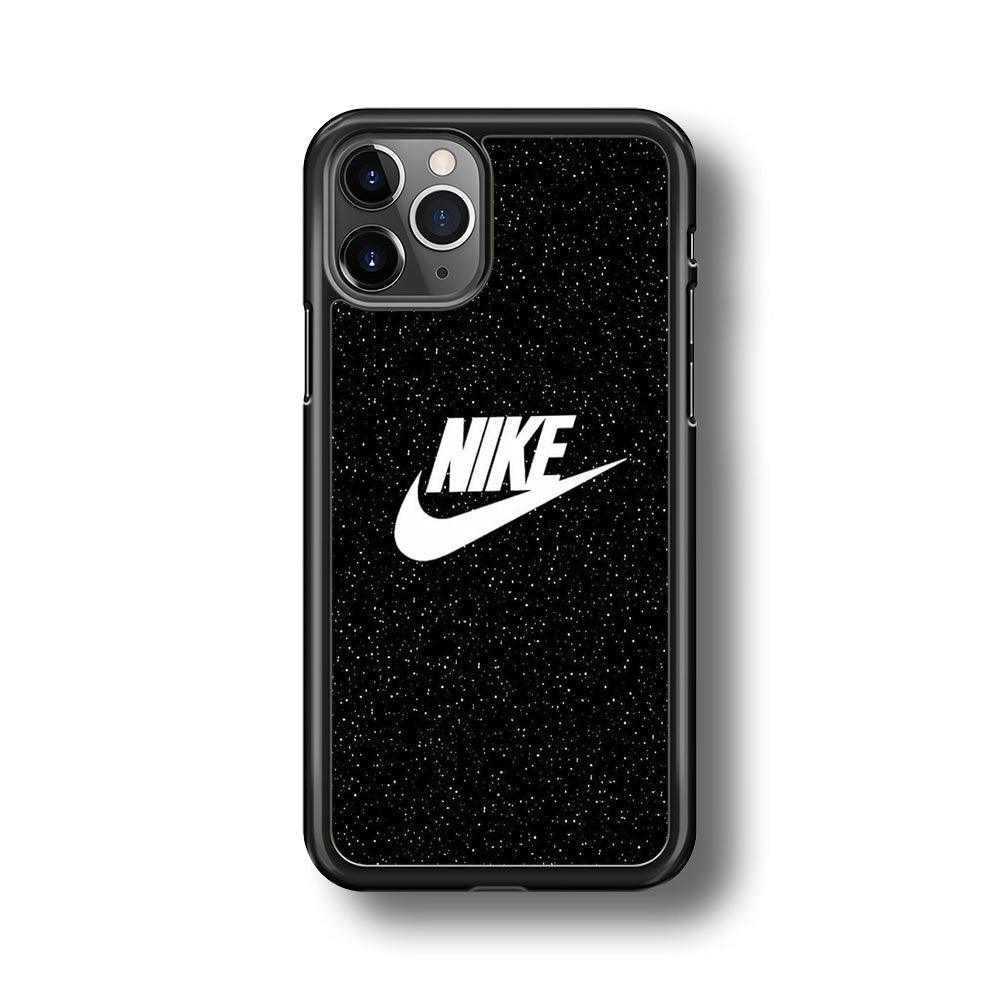 Nike Glitter Night iPhone 11 Pro Max Case-Rubber Black (2D Case)-Oxvistore