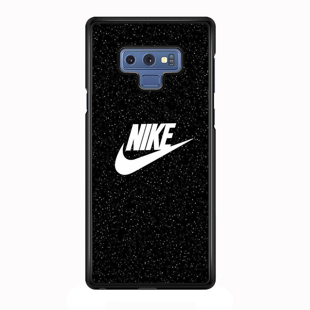 Nike Glitter Night Samsung Galaxy Note 9 Case-Rubber Black (2D Case)-Oxvistore