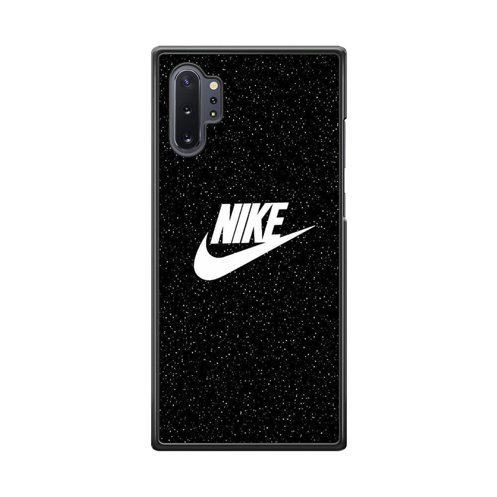 Nike Glitter Night Samsung Galaxy Note 10 Plus Case-Rubber Black (2D Case)-Oxvistore