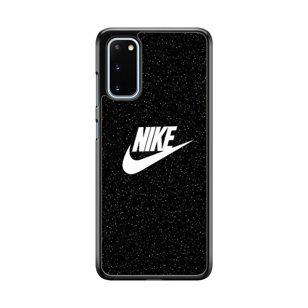 Nike Glitter Night Samsung Galaxy S20 Case-Rubber Black (2D Case)-Oxvistore
