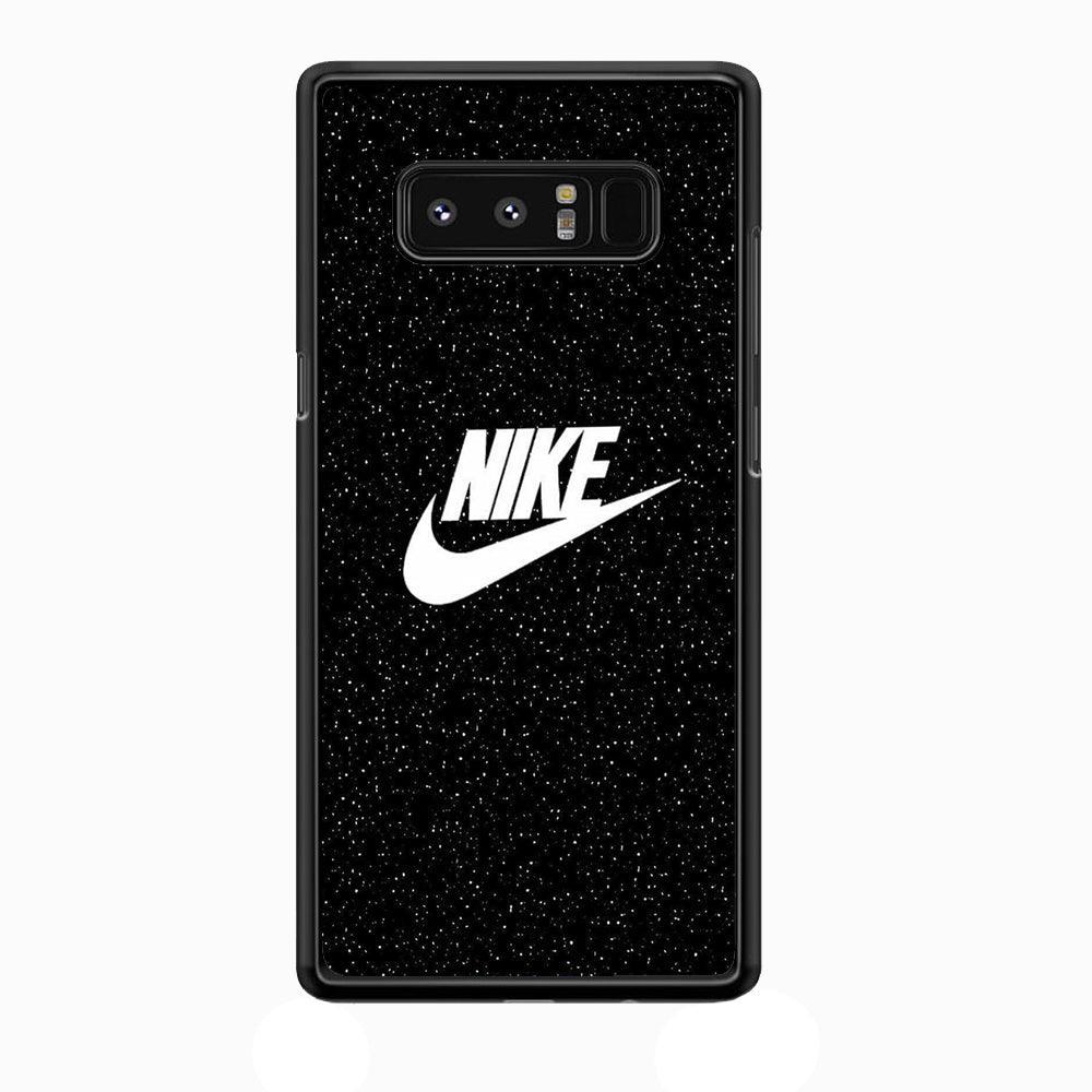 Nike Glitter Night Samsung Galaxy Note 8 Case-Rubber Black (2D Case)-Oxvistore