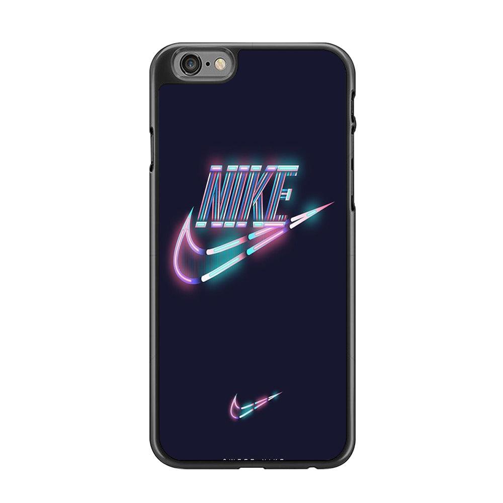 Nike Glowing iPhone 6 Plus | 6s Plus Case-Rubber Black (2D Case)-Oxvistore