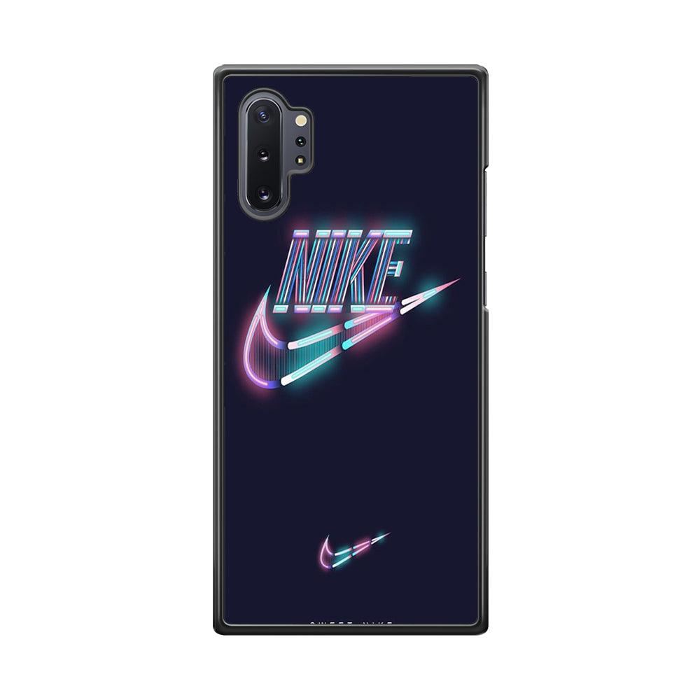 Nike Glowing Samsung Galaxy Note 10 Plus Case-Rubber Black (2D Case)-Oxvistore