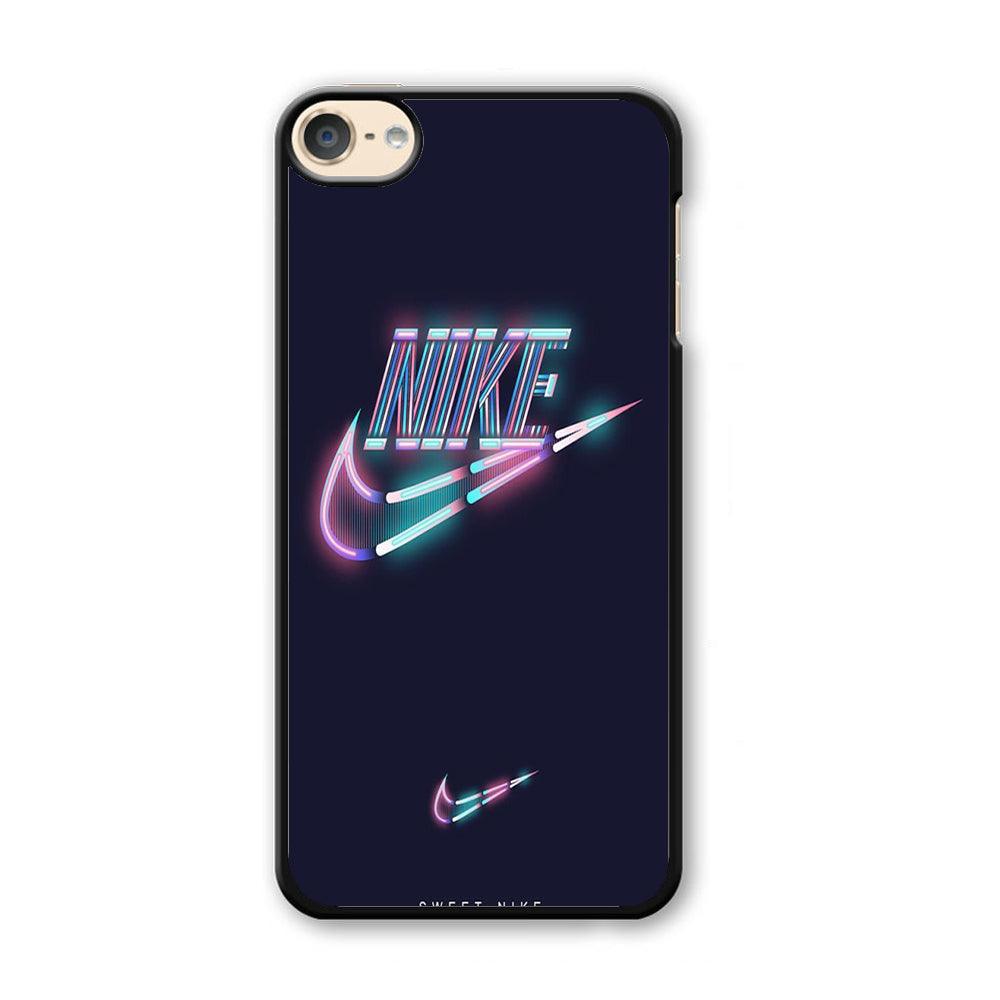 Nike Glowing iPod Touch 6 Case-Plastic Black (2D Case)-Oxvistore