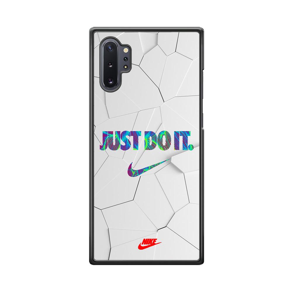 Nike Glowing Inside Samsung Galaxy Note 10 Plus Case-Rubber Black (2D Case)-Oxvistore