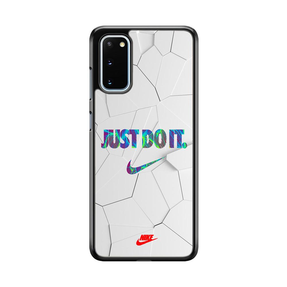 Nike Glowing Inside Samsung Galaxy S20 Case-Rubber Black (2D Case)-Oxvistore