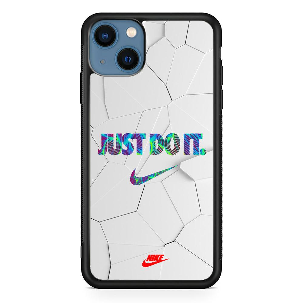 Nike Glowing Inside iPhone 13 Case-Rubber Black (2D Case)-Oxvistore