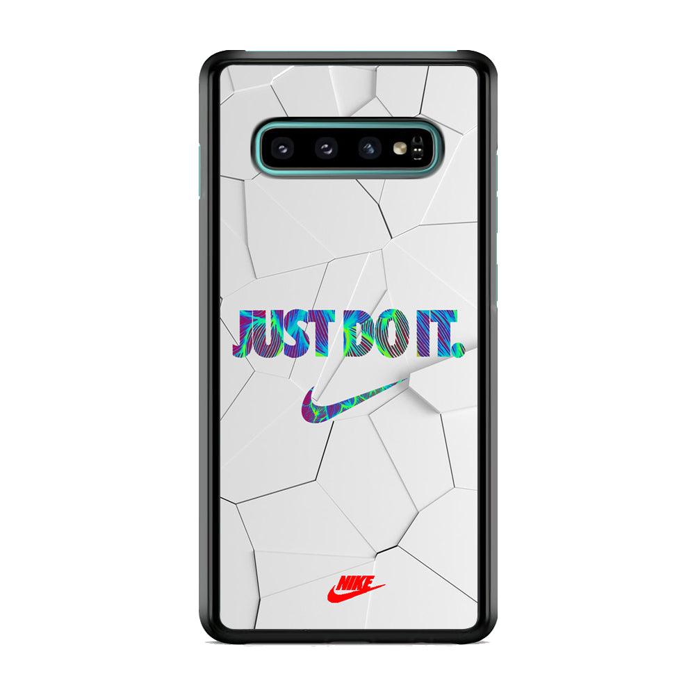 Nike Glowing Inside Samsung Galaxy S10 Case-Rubber Black (2D Case)-Oxvistore