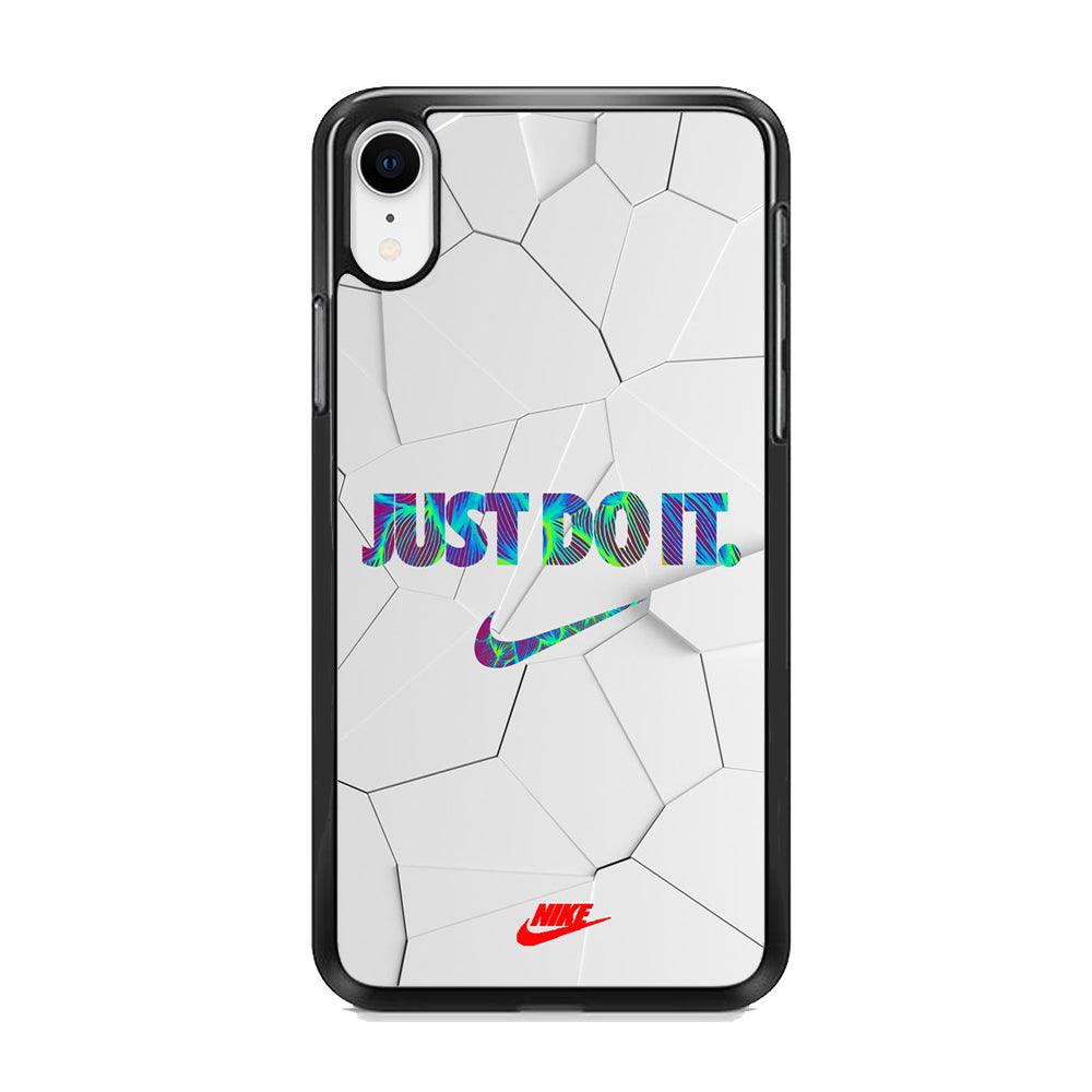Nike Glowing Inside iPhone XR Case-Rubber Black (2D Case)-Oxvistore
