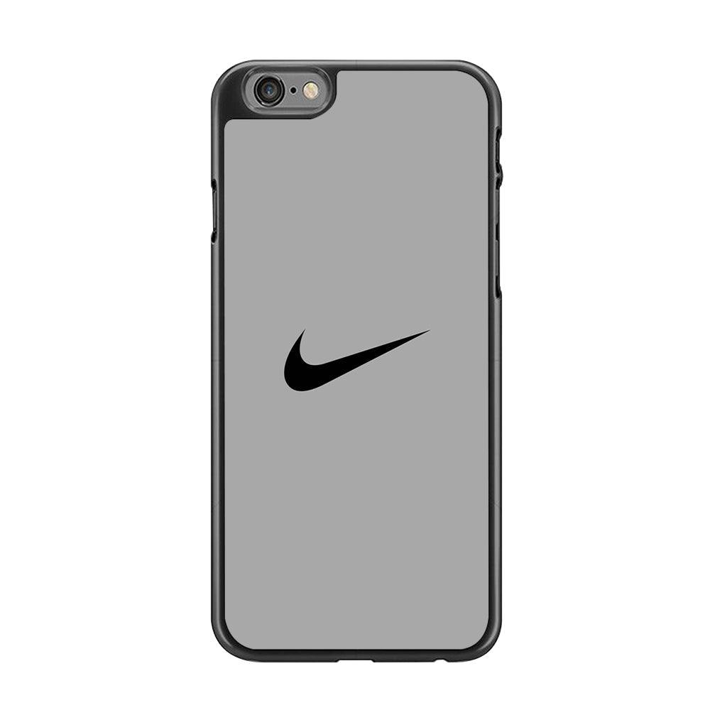 Nike Gray Full iPhone 6 Plus | 6s Plus Case-Rubber Black (2D Case)-Oxvistore