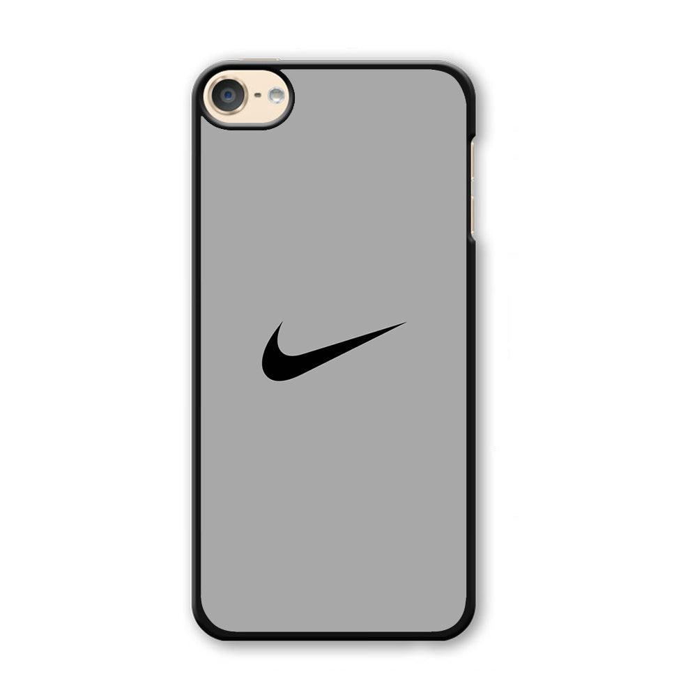 Nike Gray Full iPod Touch 6 Case-Plastic Black (2D Case)-Oxvistore