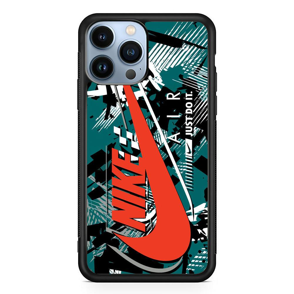 Nike Horizon Flag iPhone 14 Pro Max Case-Rubber Black (2D Case)-Oxvistore