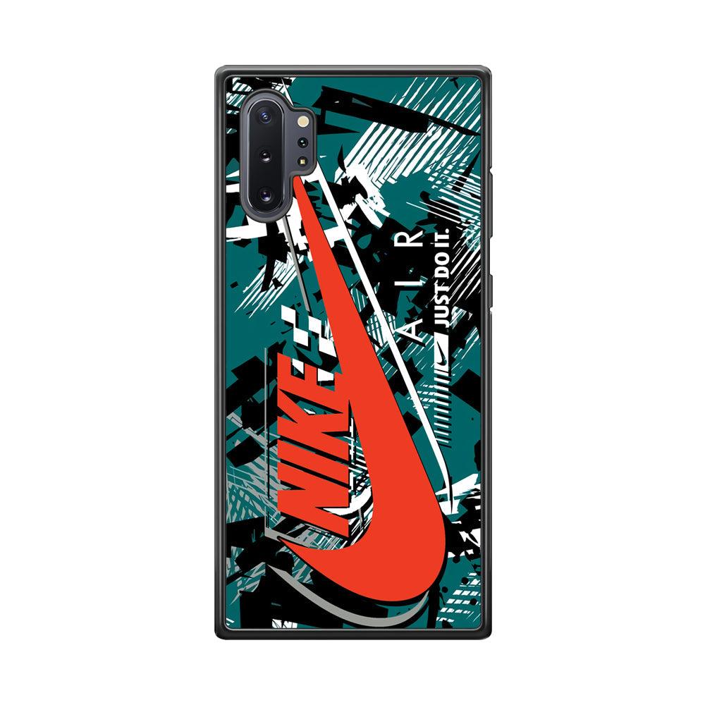 Nike Horizon Flag Samsung Galaxy Note 10 Plus Case-Rubber Black (2D Case)-Oxvistore