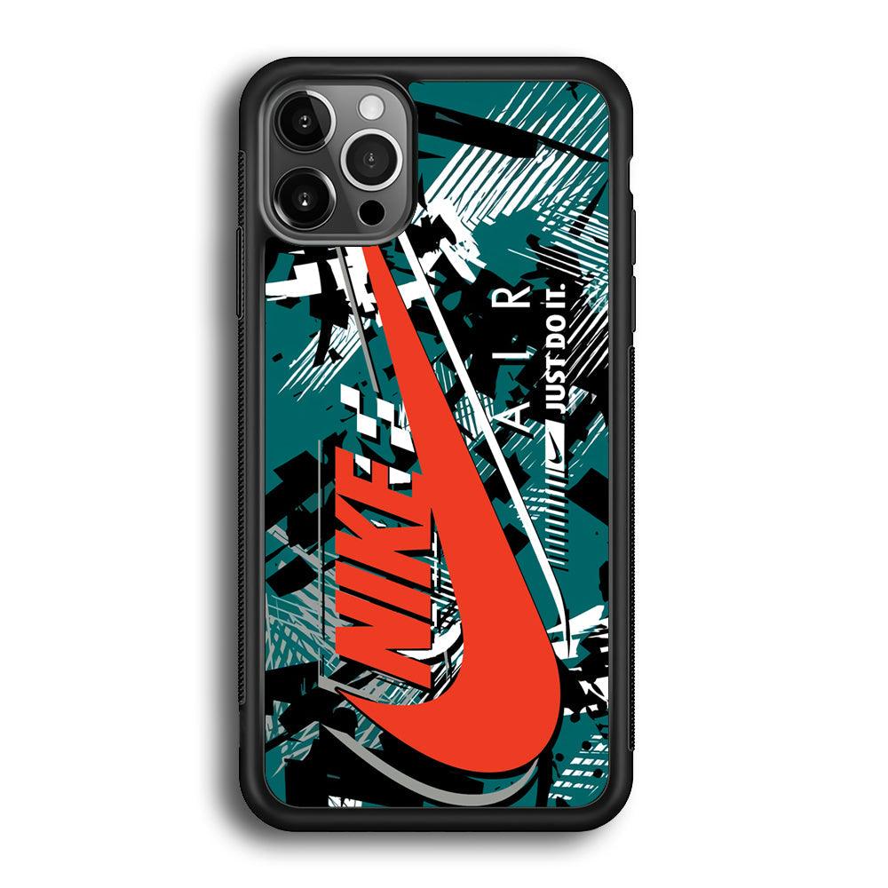 Nike Horizon Flag iPhone 12 Pro Max Case-Rubber Black (2D Case)-Oxvistore