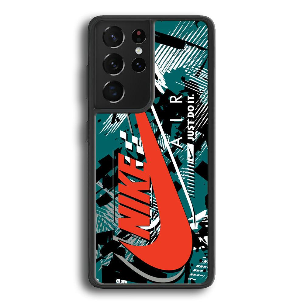 Nike Horizon Flag Samsung Galaxy S23 Ultra Case-Rubber Black (2D Case)-Oxvistore