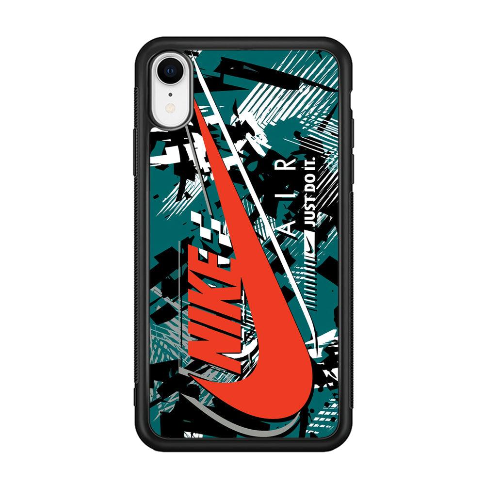 Nike Horizon Flag iPhone XR Case-Rubber Black (2D Case)-Oxvistore
