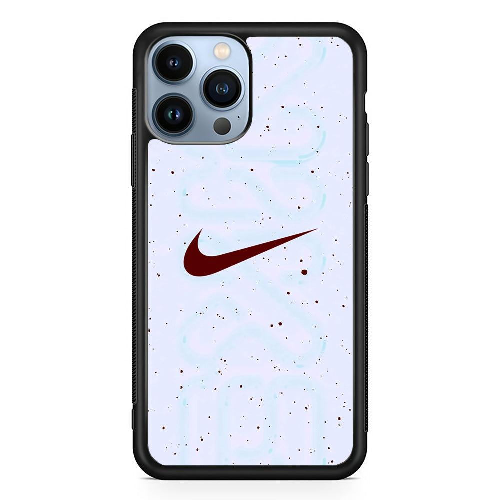 Nike Invisible Shadow iPhone 15 Pro Case-Rubber Black (2D Case)-Oxvistore