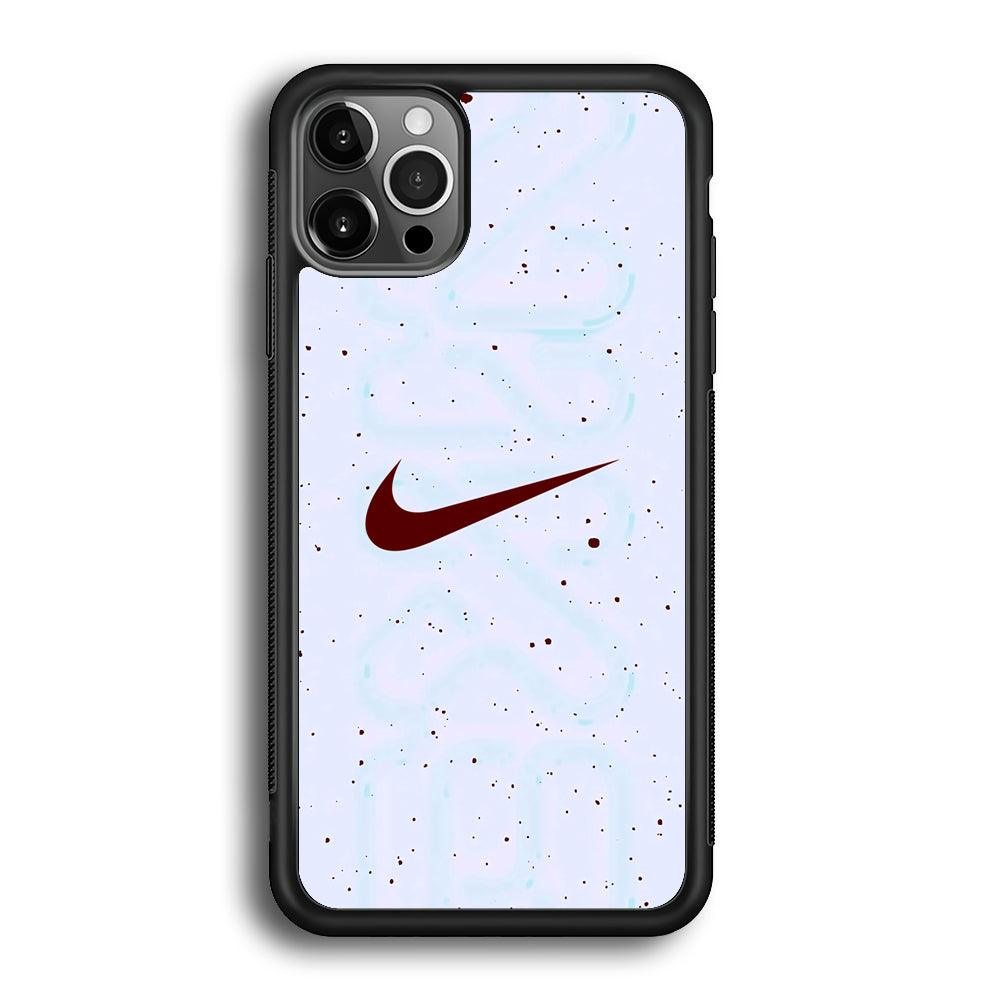 Nike Invisible Shadow iPhone 12 Pro Case-Rubber Black (2D Case)-Oxvistore