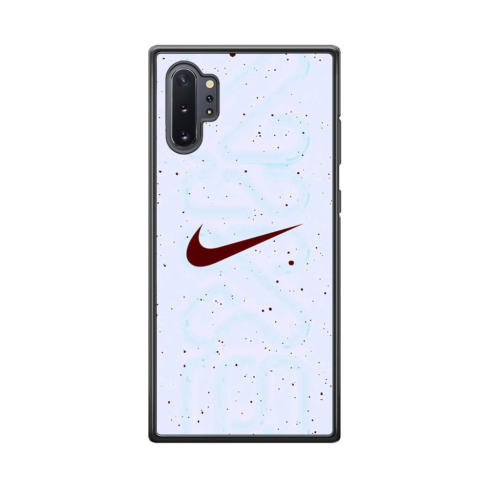 Nike Invisible Shadow Samsung Galaxy Note 10 Plus Case-Rubber Black (2D Case)-Oxvistore