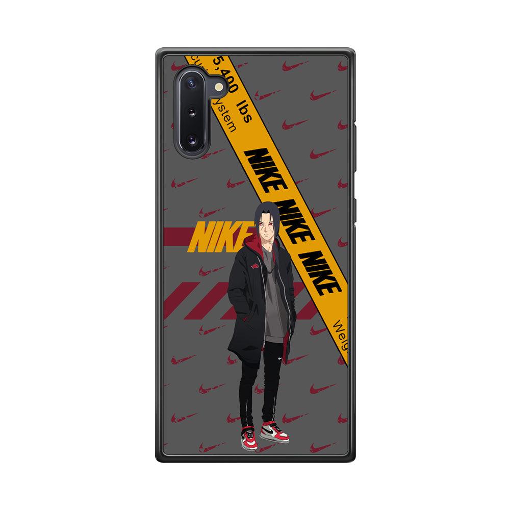 Nike Itachi Casual Suit Samsung Galaxy Note 10 Case-Rubber Black (2D Case)-Oxvistore