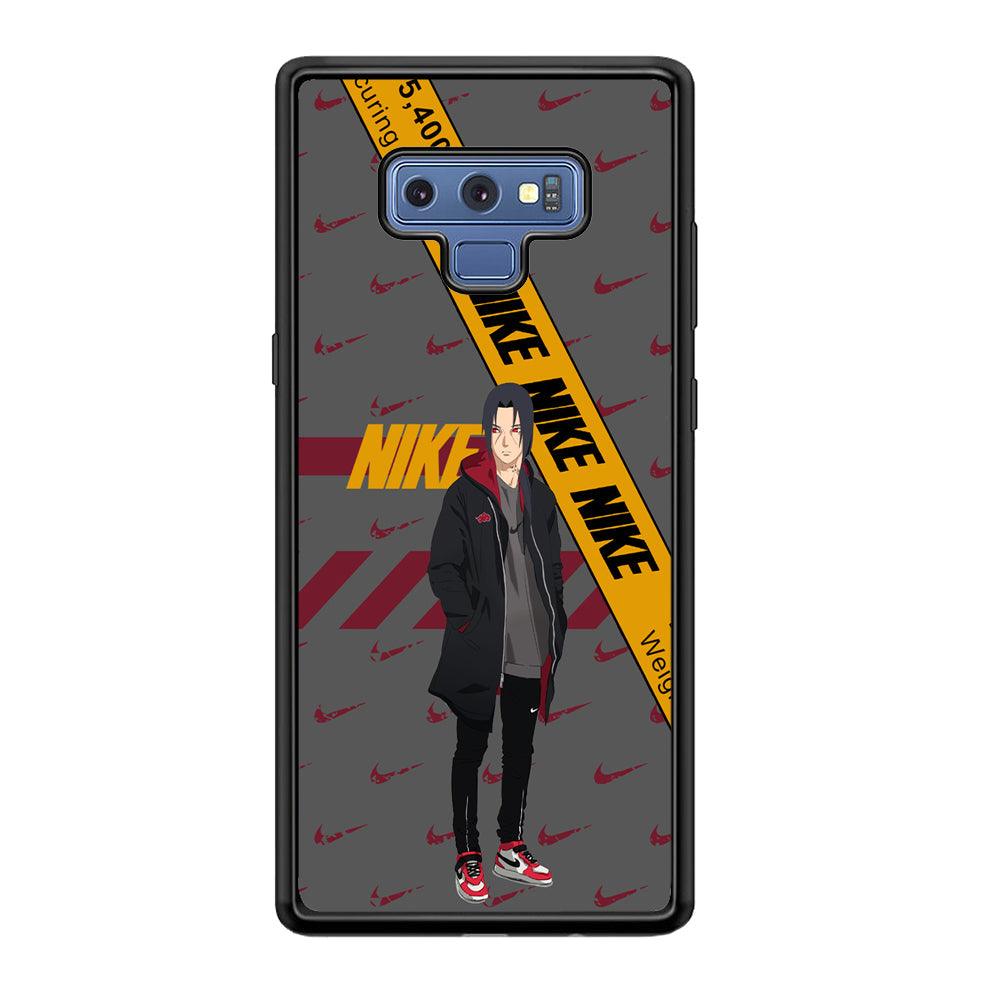 Nike Itachi Casual Suit Samsung Galaxy Note 9 Case-Rubber Black (2D Case)-Oxvistore