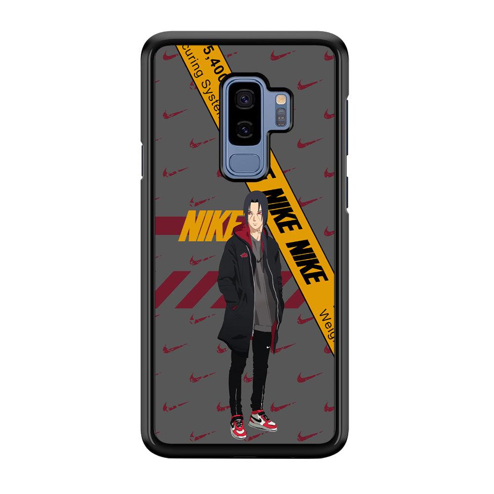 Nike Itachi Casual Suit Samsung Galaxy S9 Plus Case-Rubber Black (2D Case)-Oxvistore