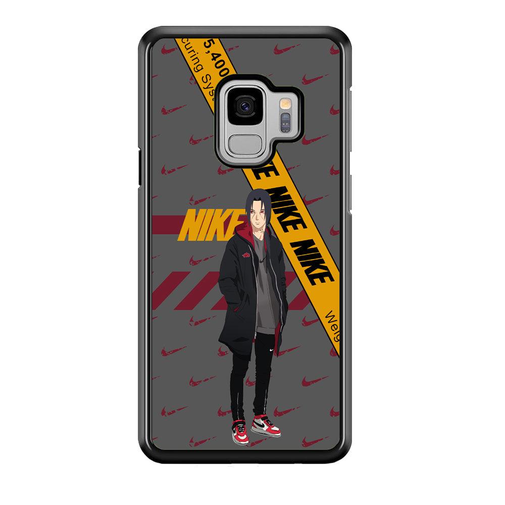 Nike Itachi Casual Suit Samsung Galaxy S9 Case-Rubber Black (2D Case)-Oxvistore