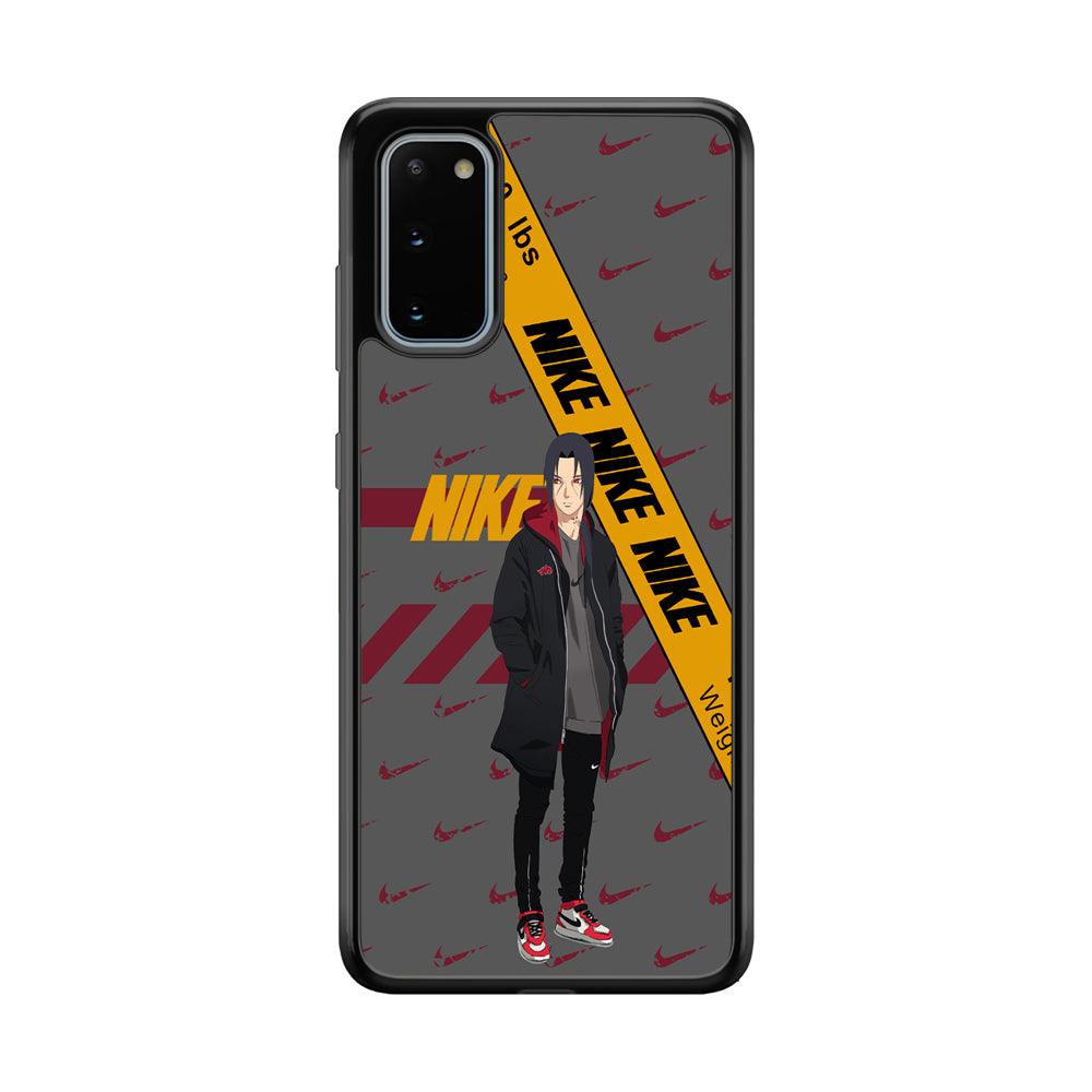 Nike Itachi Casual Suit Samsung Galaxy S20 Case-Rubber Black (2D Case)-Oxvistore
