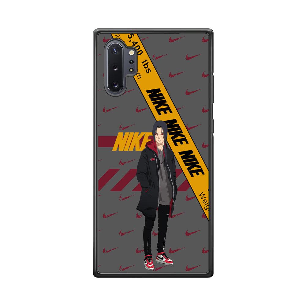 Nike Itachi Casual Suit Samsung Galaxy Note 10 Plus Case-Rubber Black (2D Case)-Oxvistore
