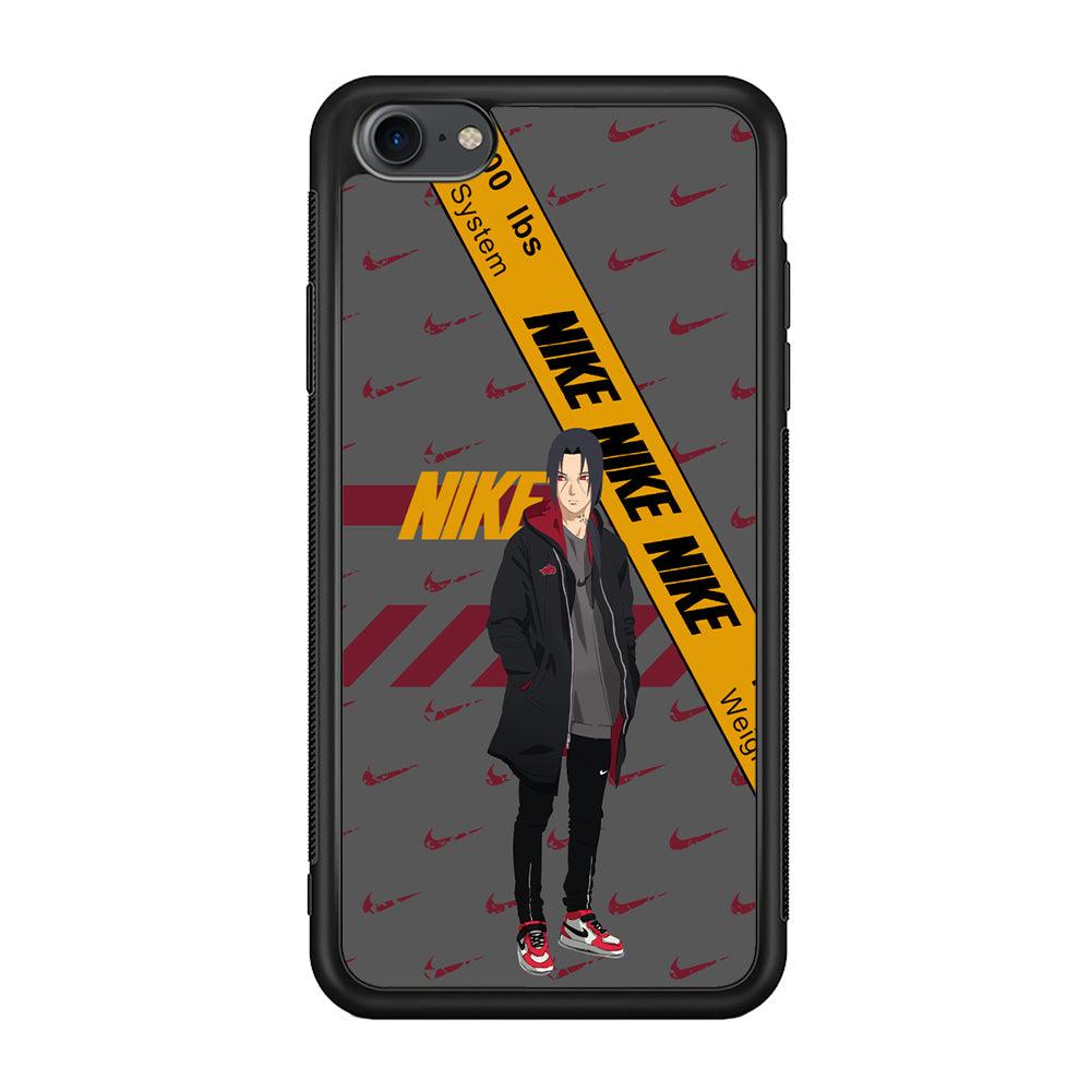 Nike Itachi Casual Suit iPhone 8 Case-Rubber Black (2D Case)-Oxvistore