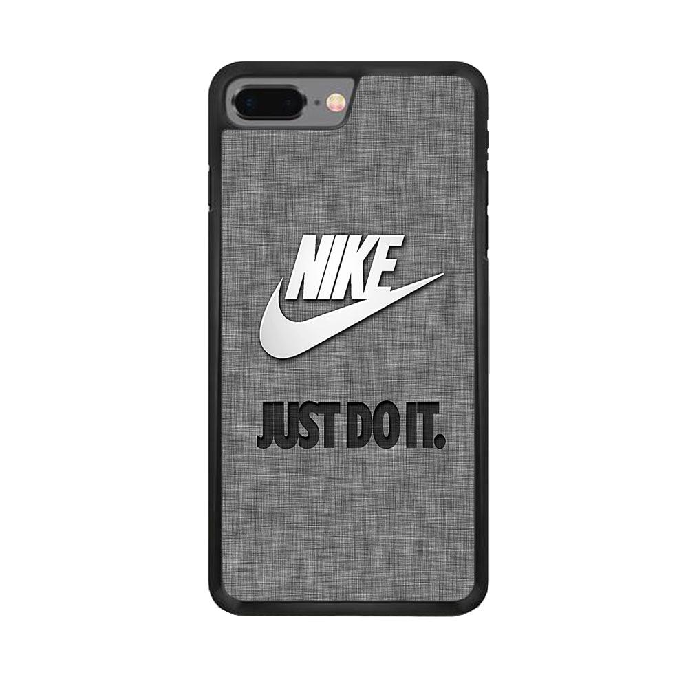 Nike Just Do It Paper iPhone 7 Plus Case-Rubber Black (2D Case)-Oxvistore