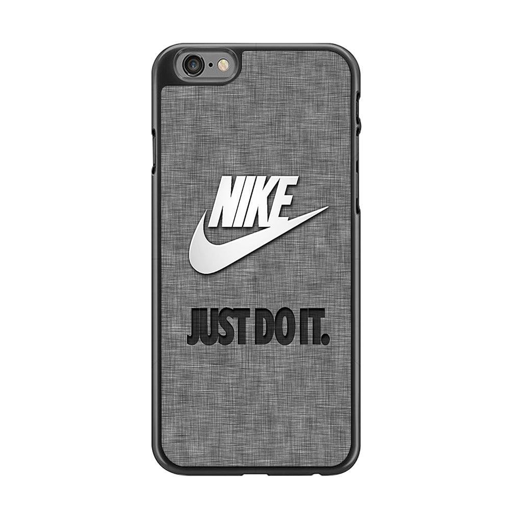 Nike Just Do It Paper iPhone 6 | 6s Case-Rubber Black (2D Case)-Oxvistore