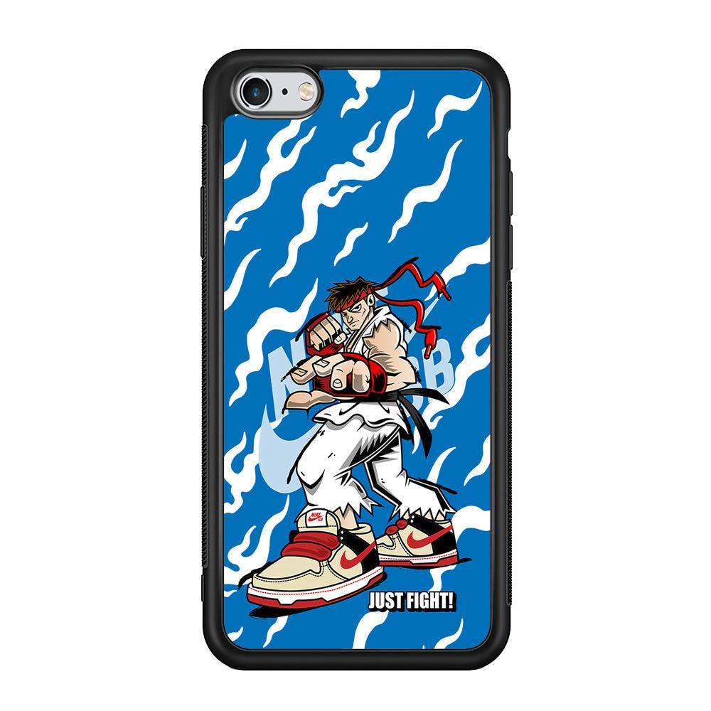 Nike Just Do It and Fight It iPhone 6 Plus | 6s Plus Case-Rubber Black (2D Case)-Oxvistore