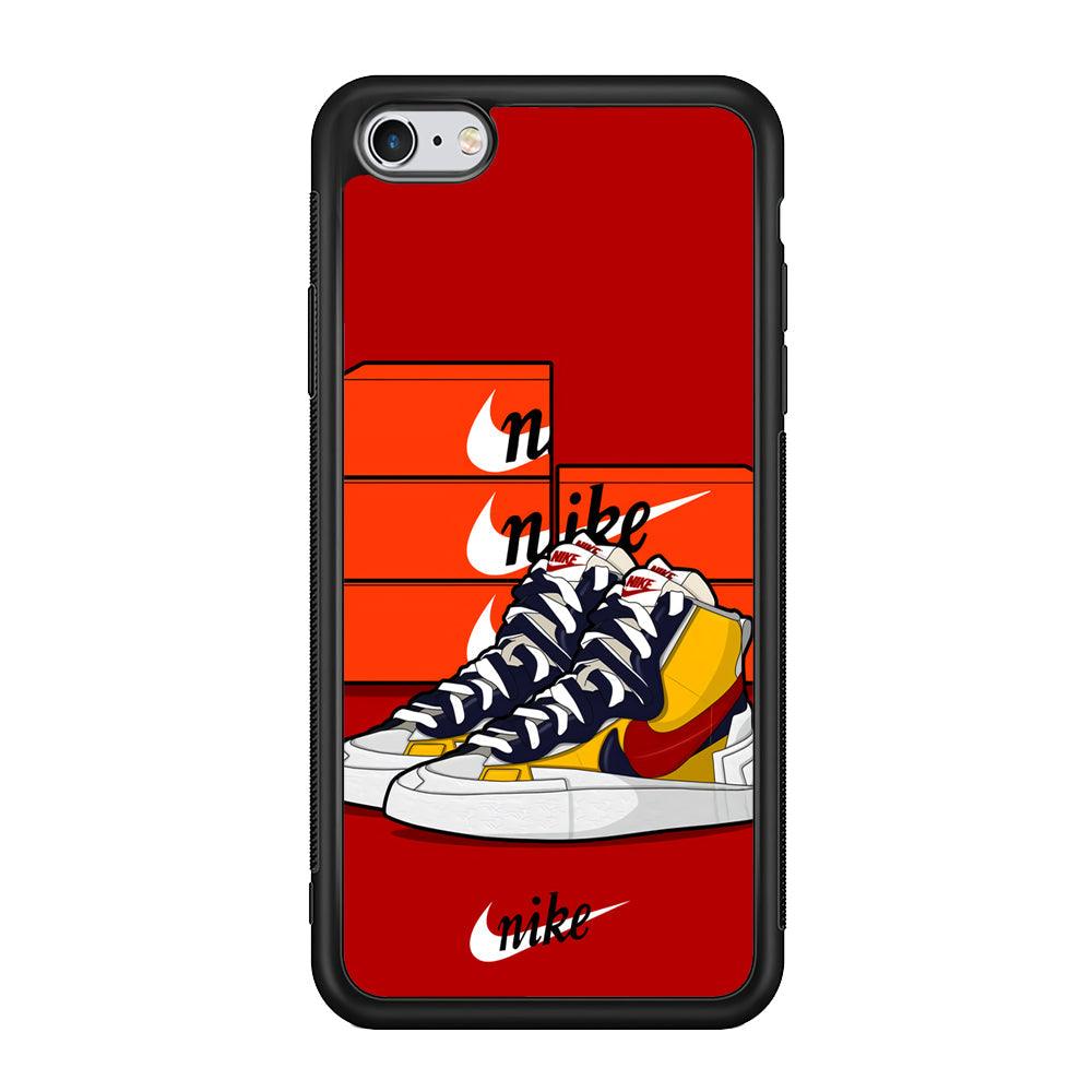 Nike Just for Collection iPhone 6 Plus | 6s Plus Case-Rubber Black (2D Case)-Oxvistore