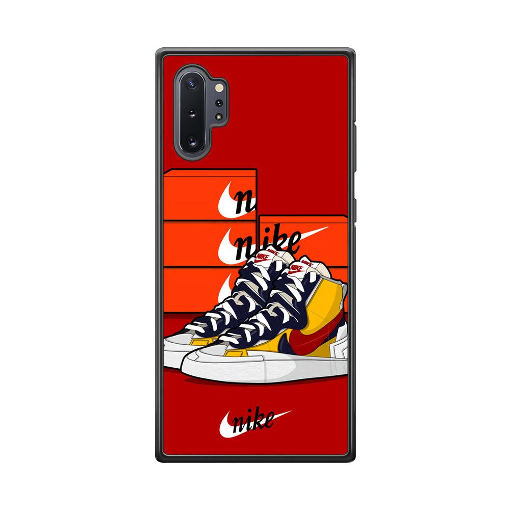 Nike Just for Collection Samsung Galaxy Note 10 Plus Case-Rubber Black (2D Case)-Oxvistore