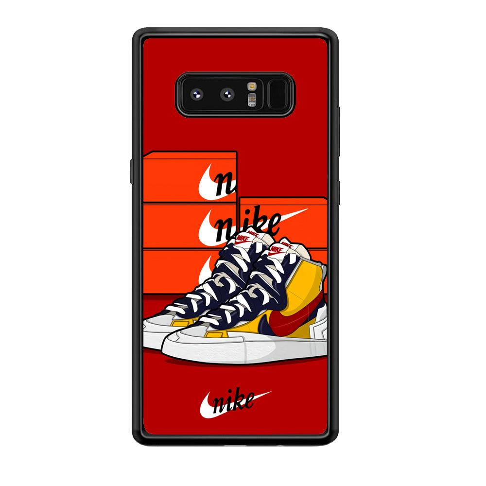 Nike Just for Collection Samsung Galaxy Note 8 Case-Rubber Black (2D Case)-Oxvistore