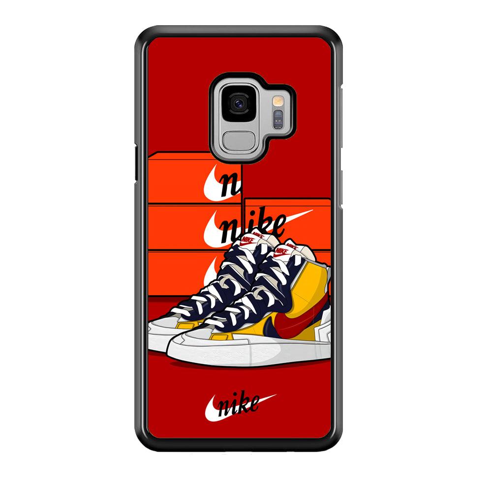 Nike Just for Collection Samsung Galaxy S9 Case-Rubber Black (2D Case)-Oxvistore